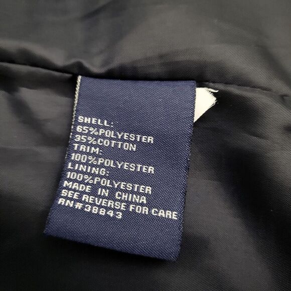 MACKINTOSH New England Rain Wind Breaker Jacket Removable Hood Navy Women's S - Picture 12 of 16